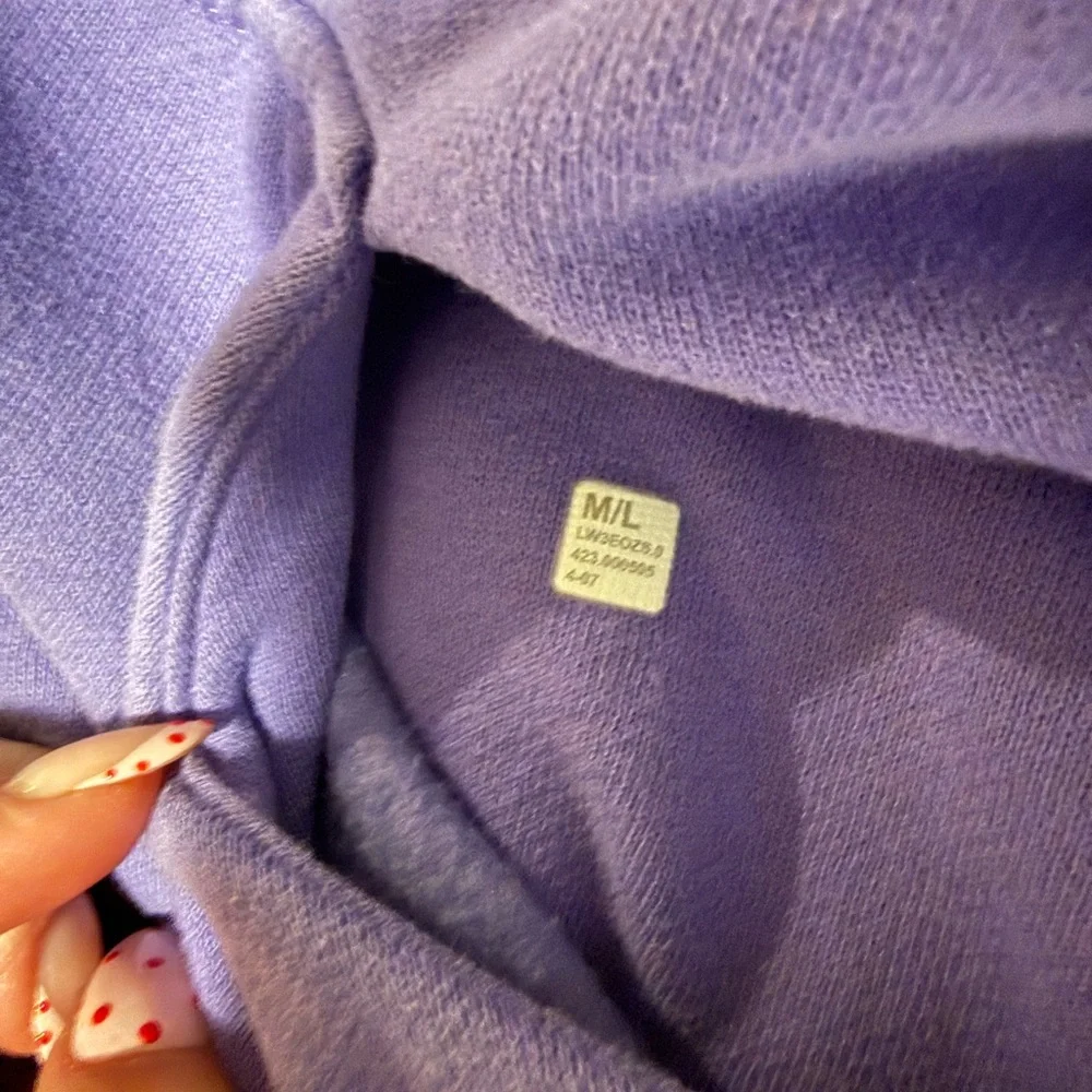 Lululemon purple full zip cropped scuba - Picture 3 of 4
